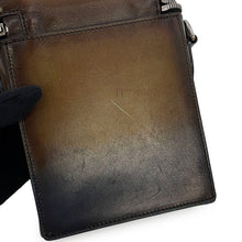 Load image into Gallery viewer, Berluti FreeScript Swipe Calligraphy Messenger Brown/Blue Venezia Leather
