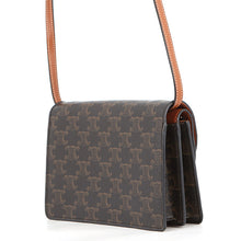 Load image into Gallery viewer, CELINE Triomphe Flap Shoulder Wallet Tan10D852CG9.04LU PVC/Leather
