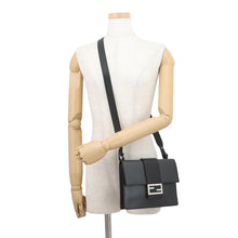 Load image into Gallery viewer, FENDI Flat Bucket Pochette Black7VA524AGLP Leather
