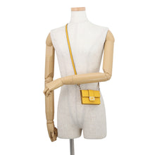 Load image into Gallery viewer, FENDI Flat Baguette Shoulder Pochette Yellow7M0311ADYWF0M8A Leather Size micro
