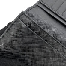 Load image into Gallery viewer, PRADA triangle logo long wallet Black2MV836_QHH_F0002 Saffiano LeatherCalf Leather
