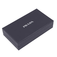 Load image into Gallery viewer, PRADA triangle logo long wallet Black2MV836_QHH_F0002 Saffiano LeatherCalf Leather
