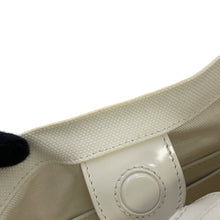 Load image into Gallery viewer, Ferragamo Cutout Handbag White213487 Leather Canvas Size Small
