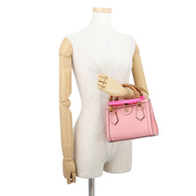 将图像加载到图库查看器中，GUCCI Diana Bamboo Mini 2-way Bag Pink655661 Leather Bamboo Size Mini
