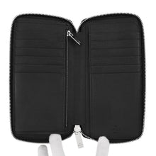 Load image into Gallery viewer, Berluti Itauba Vertical Long Wallet Black/Brown Leather
