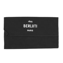 Load image into Gallery viewer, Berluti Itauba Vertical Long Wallet Black/Brown Leather
