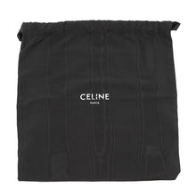 Load image into Gallery viewer, CELINE Triomphe Flap Shoulder Black/Brown111592ETH.38SI PVC Leather
