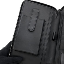 Load image into Gallery viewer, GUCCI GG Supreme business bag Black395708 GG Supreme Leather
