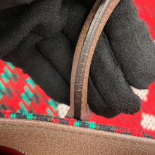 Load image into Gallery viewer, GUCCI Interlocking G Houndstooth 2-Way Bag Red/Multicolor644994 Canvas Leather
