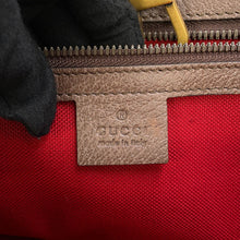 Load image into Gallery viewer, GUCCI Interlocking G Houndstooth 2-Way Bag Red/Multicolor644994 Canvas Leather
