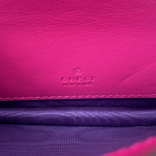 将图像加载到图库查看器中，GUCCI GGMatelasse Mini Shoulder Bag Pink723777 Nylon Leather
