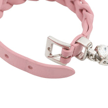 Load image into Gallery viewer, MIUMIU Crystal Bracelet Intreccio Bracelet Pink5IB320_2D8K_F0028 Nappa Leather
