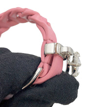 Load image into Gallery viewer, MIUMIU Crystal Bracelet Intreccio Bracelet Pink5IB320_2D8K_F0028 Nappa Leather
