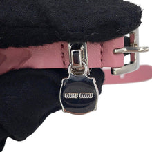 Load image into Gallery viewer, MIUMIU Crystal Bracelet Intreccio Bracelet Pink5IB320_2D8K_F0028 Nappa Leather
