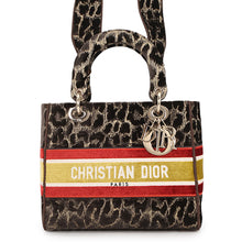 Load image into Gallery viewer, Dior Lady D-Light 2WAY Bag Brown/MulticolorM0565OTGT_M918 Velvet Size Medium
