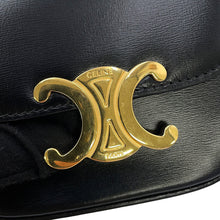 Load image into Gallery viewer, CELINE Claude Shoulder Bag Black10I513DPV.38NO Shiny Calf Leather Size Mini
