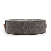 Load image into Gallery viewer, CELINE Triomphe Shoulder Bag Brown PVC Leather
