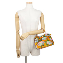 Load image into Gallery viewer, FENDI Peekaboo Iconic 2WAY Bag Orange/Multicolor8BN244ACWCF1B1P Velour Size Mini
