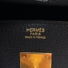 将图像加载到图库查看器中，HERMES Birkin Black Togo Leather Size 30
