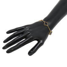 Load image into Gallery viewer, Van Cleef &amp; Arpels Vintage Alhambra Bracelet 5 motifsVCARA41300 18K Yellow Gold

