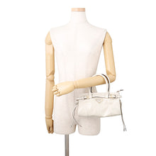 将图像加载到图库查看器中，PRADA Bonnie Handbag White1BA486 Leather Size Mini
