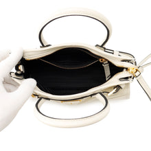 将图像加载到图库查看器中，PRADA Bonnie Handbag White1BA486 Leather Size Mini
