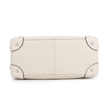 Load image into Gallery viewer, GUCCI GG embossed Shoulder Bag White626363 Leather
