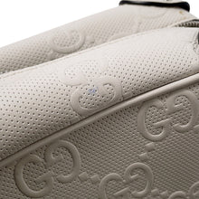Load image into Gallery viewer, GUCCI GG embossed Shoulder Bag White626363 Leather
