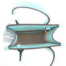 Load image into Gallery viewer, GUCCI Interlocking G Mini 2WAY Bag Light Blue/Beige/Orange671623 GG Supreme Leather
