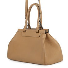Load image into Gallery viewer, MOYNAT Moynat Pauline 2-Way Handbag Light brown Leather
