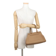 Load image into Gallery viewer, MOYNAT Moynat Pauline 2-Way Handbag Light brown Leather
