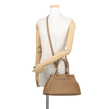 Load image into Gallery viewer, MOYNAT Moynat Pauline 2-Way Handbag Light brown Leather
