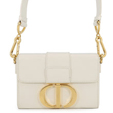 将图像加载到图库查看器中，Dior 30 Montaigne Box Bag Shoulder Bag White Leather
