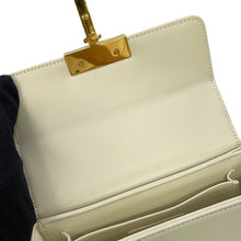 将图像加载到图库查看器中，Dior 30 Montaigne Box Bag Shoulder Bag White Leather
