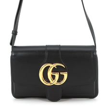 Load image into Gallery viewer, GUCCI GG Marmont Alley Shoulder Bag Black550129 Leather Size Small
