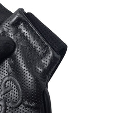 Load image into Gallery viewer, GUCCI GG embossed belt bag Black645093 Leather
