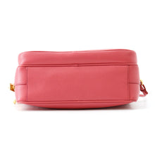 Load image into Gallery viewer, PRADA Triangle Logo Camera Bag Shoulder Bag PinkBT1010 Leather
