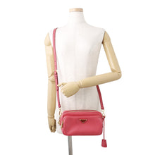 Load image into Gallery viewer, PRADA Triangle Logo Camera Bag Shoulder Bag PinkBT1010 Leather

