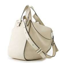 Load image into Gallery viewer, LOEWE Hammock 2-Way Bag Ivory387.12KN60 Leather Size Small
