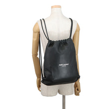 Load image into Gallery viewer, SAINT LAURENT PARIS Teddy Backpack Black5539190YP0E1000 Leather
