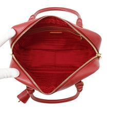Load image into Gallery viewer, PRADA Triangle Logo Handbag RedBN1113 Leather
