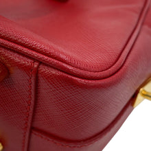 Load image into Gallery viewer, PRADA Triangle Logo Handbag RedBN1113 Leather
