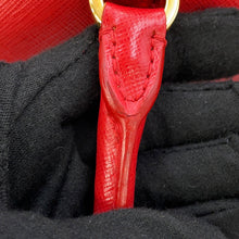 Load image into Gallery viewer, PRADA Triangle Logo Handbag RedBN1113 Leather
