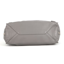 将图像加载到图库查看器中，BALENCIAGA Paper B4 Zip-Around 2-Way Bag Gray432596 Leather
