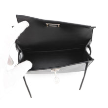 Load image into Gallery viewer, HERMES Mini Kelly 2 (outside) Black Box Calf Leather

