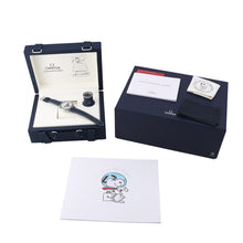 Load image into Gallery viewer, OMEGA Speedmaster 50th Anniversary Snoopy Award W42mm Stainless Steel Nylon Silver Dial310.32.42.50.02.001
