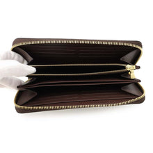 Load image into Gallery viewer, LOUIS VUITTON Zippy Wallet BrownN41661 Damier ・Ebene

