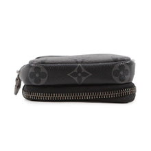 Load image into Gallery viewer, LOUIS VUITTON Eclipse Reverse Double Phone Pouch NoirM69534 Monogram Eclipse Monogram Eclipse Reverse
