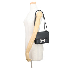 Load image into Gallery viewer, HERMES Constance3 Miroir Black Chevre Myzore Goatskin Size Mini

