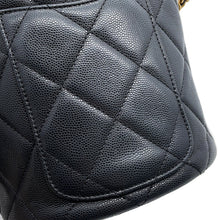 Load image into Gallery viewer, CHANEL Drawstring Chain Shoulder Bag BlackAS3371 Caviar Leather
